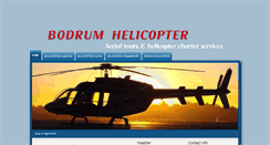 Desktop Screenshot of bodrumhelicopter.com
