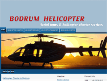 Tablet Screenshot of bodrumhelicopter.com